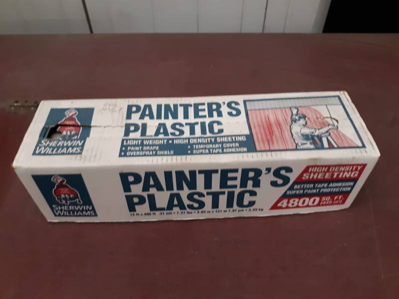lot 8062 image: Box of Painters Plastic