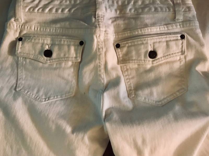 Banana Republic White Denim Jeans Giant Overland Park Estate