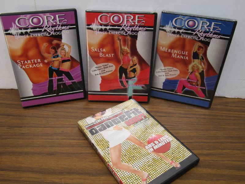 lot 3386 image: Workout DVDs