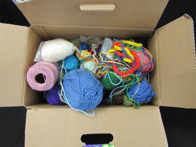 lot 3394 image: Yarn and String- Box Full