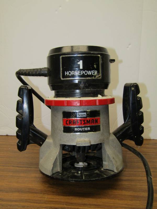 lot 3437 image: Craftsman 1Hp Router- Tested