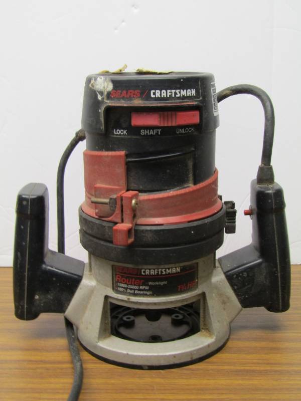 lot 3438 image: Craftsman 1 34 HP Router  Tested