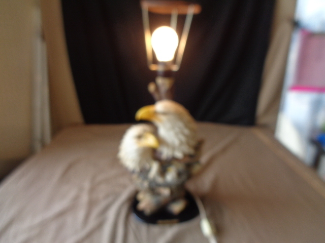 lot 9143 image: Worlds of Wonder Eagle Lamp