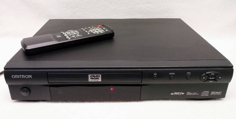 lot 5369 image: Oritron Model # DVD820  DVD Player  With Remote
