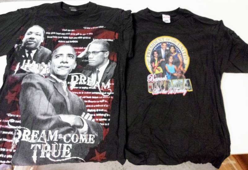 lot 3465 image: Obama Tee Shirts