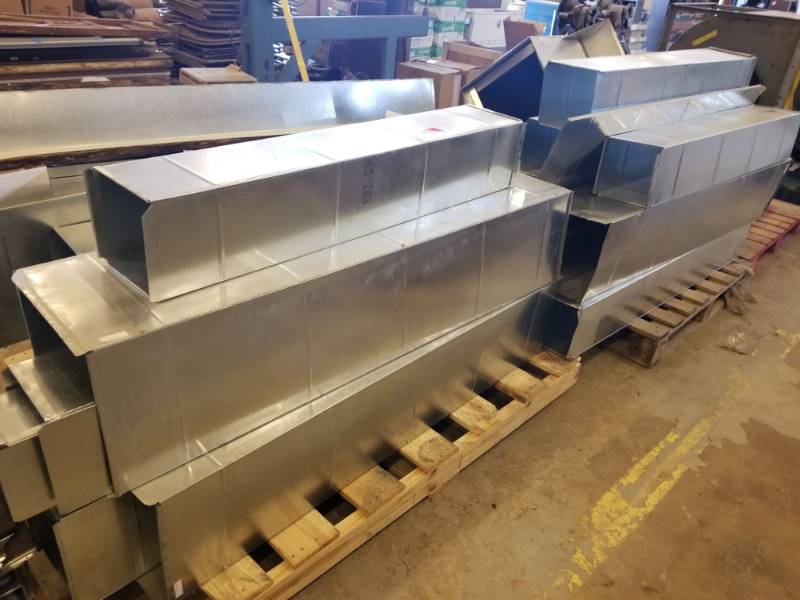 lot 7704 image: 8in, 14in Air Ducts