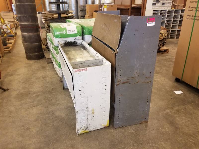 lot 7714 image: 2 Truck Parts Bins