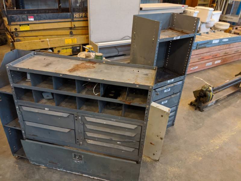 lot 7742 image: Set Of Service Van Tool Boxes