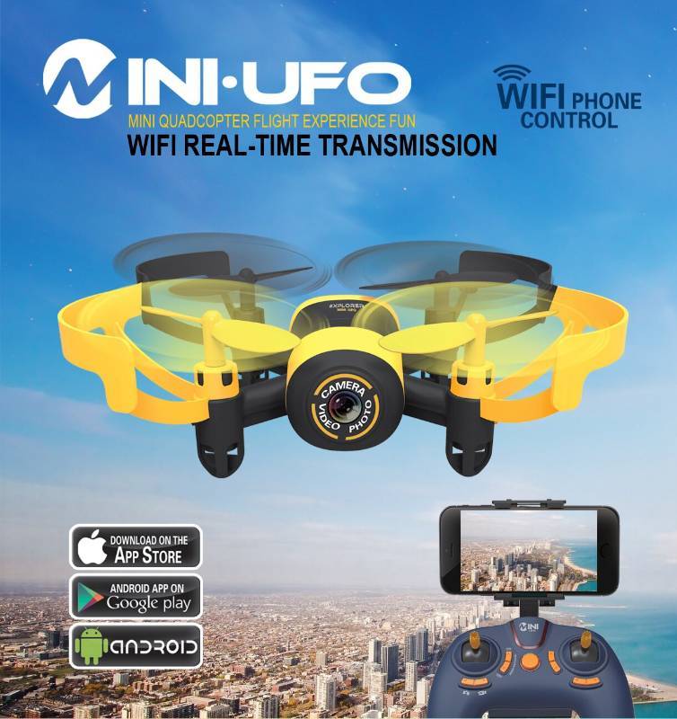 lot 0905 image: Mini UFO RC Quadcopter RTF 2.4GHz drone with 0.3MP Camera