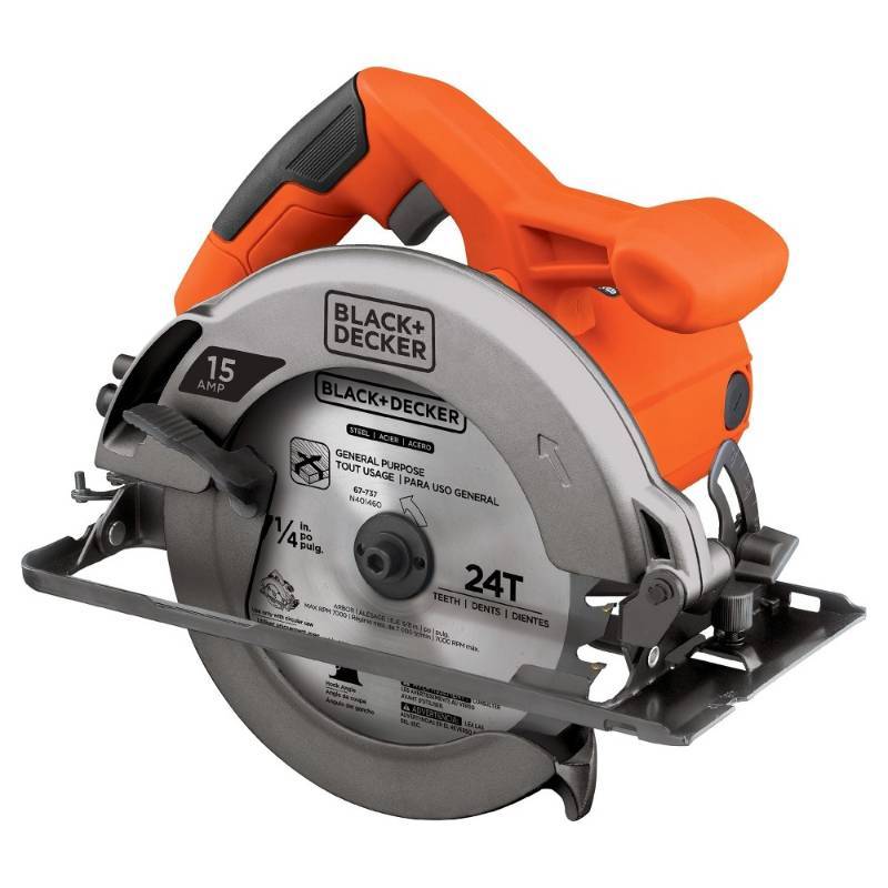 lot 1046 image: Black & Decker 7-14  15-Amp Circular Saw, CS1015
