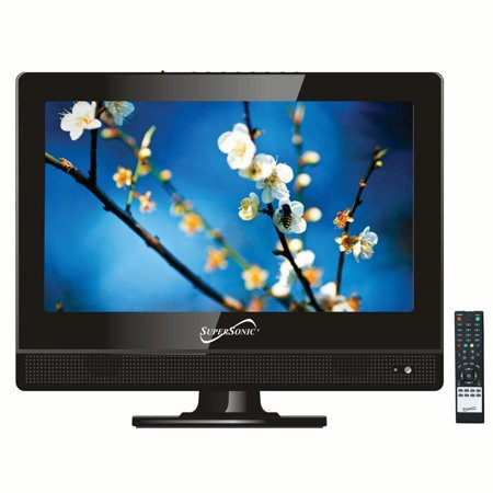 lot 1068 image: Supersonic 13.3  Class LED HDTV with USB and HDMI Inputs