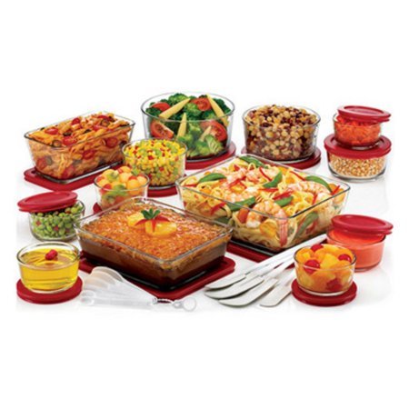 lot 1097 image: Anchor Hocking 36 Piece Deluxe Storage Bowl Set