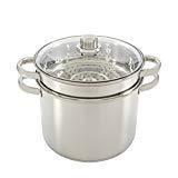 lot 9233 image: Everything Pot 8-quart Stainless Steel Set