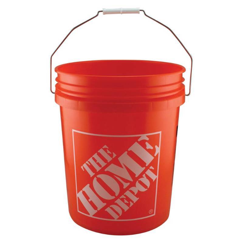 lot 4501 image: Homer Bucket 5-gal. Orange Bucket x6