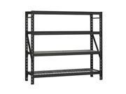 lot 4502 image: Free Standing Cabinets, Racks & Shelves Husky Garage Racks 77 in. W x 78 in. H x 24 in. D Steel Commercial Shelving Unit Black ERZ782478W-4