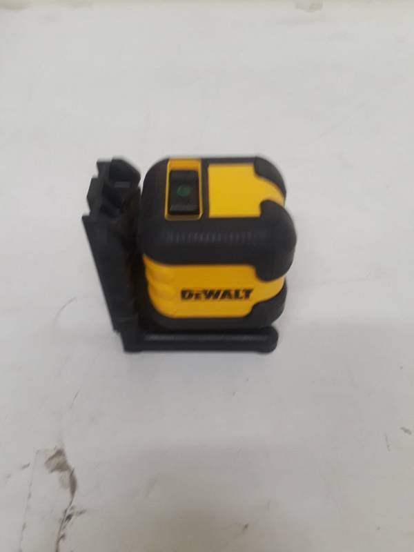 lot 4525 image: Dewalt 40 ft. Green Self-Leveling Cross Line Laser Level