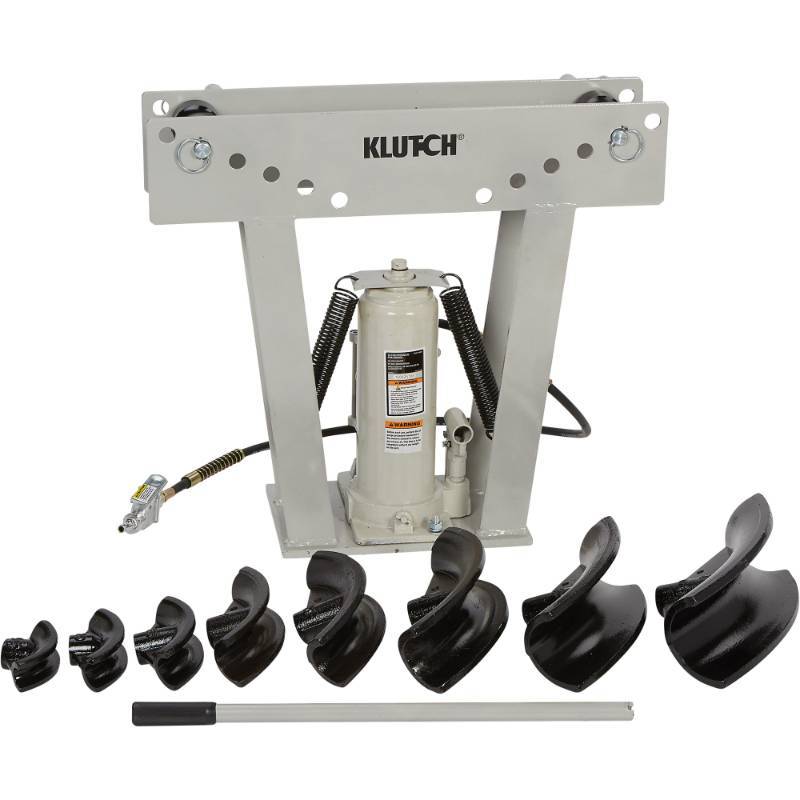 lot 4537 image: Klutch 16-Ton AirHydraulic Pipe Bender  3in. Capacity