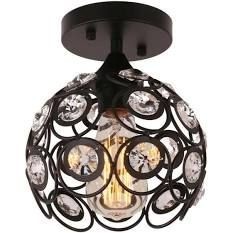 lot 12868 image: Unitary Brand Antique Black Finish Fixture & Ceiling Lamps (3)