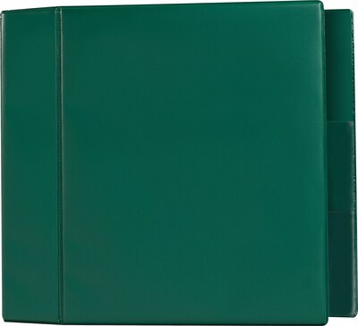 lot 12904 image: 5  Staples Heavy-Duty Binder with D-Rings, Green