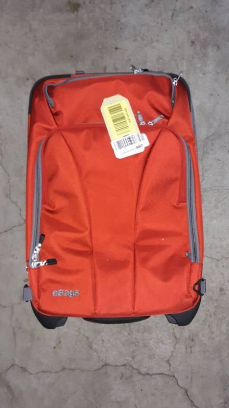 lot 12920 image: eBags Luggage Red Suitcase