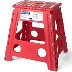 lot 12934 image: Acko Heavy Duty 13  Step Stool w Footing Grip, Blue