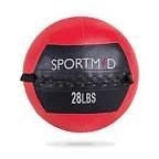 lot 12950 image: SportMD 28LBS Medicine Ball, Red