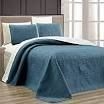 lot 12973 image: 2-piece Grey  Black Oversize  ornato  Reversible Bedspread Twin  Twin Xl Set
