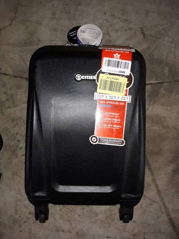 lot 13160 image: 5 Cities Carry On Luggage Case