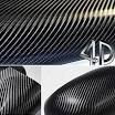 lot 13176 image: Diyah 4D Black Carbon Fiber Vinyl Wrap Sticker w Air Release Bubble Free Anti-Wrinkle, 36x60  3ft x 5ft