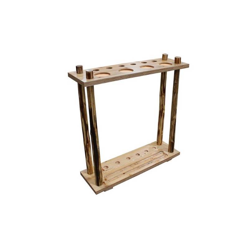 lot 13222 image: 6 Billiard Cue Floor Storage Rack