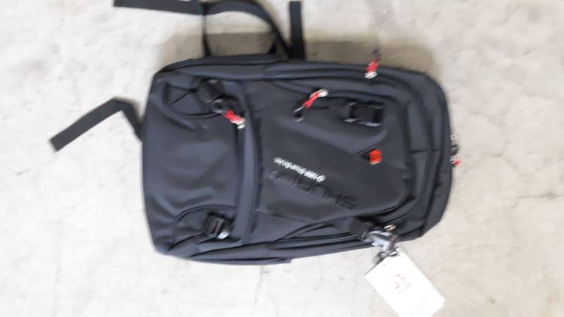 lot 13257 image: Shuaibo Black Backpack