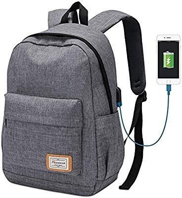lot 13294 image: Modoker Laptop Travel Backpack, Grey
