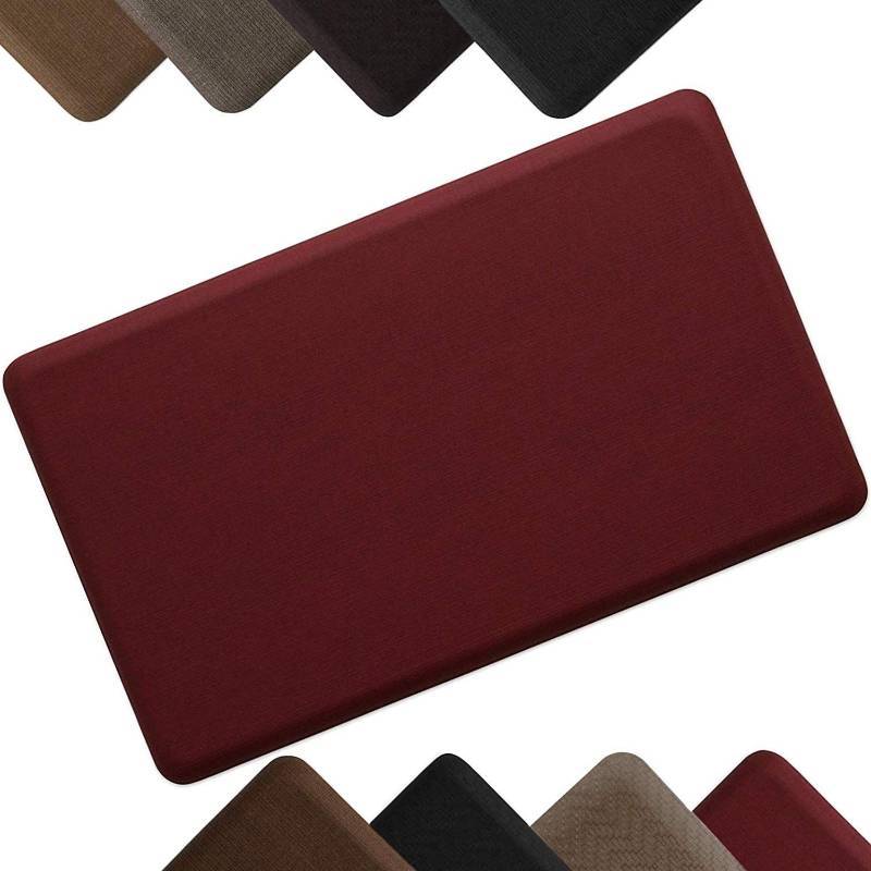lot 13299 image: Maroon Cushion FloorMat for Work Comfort