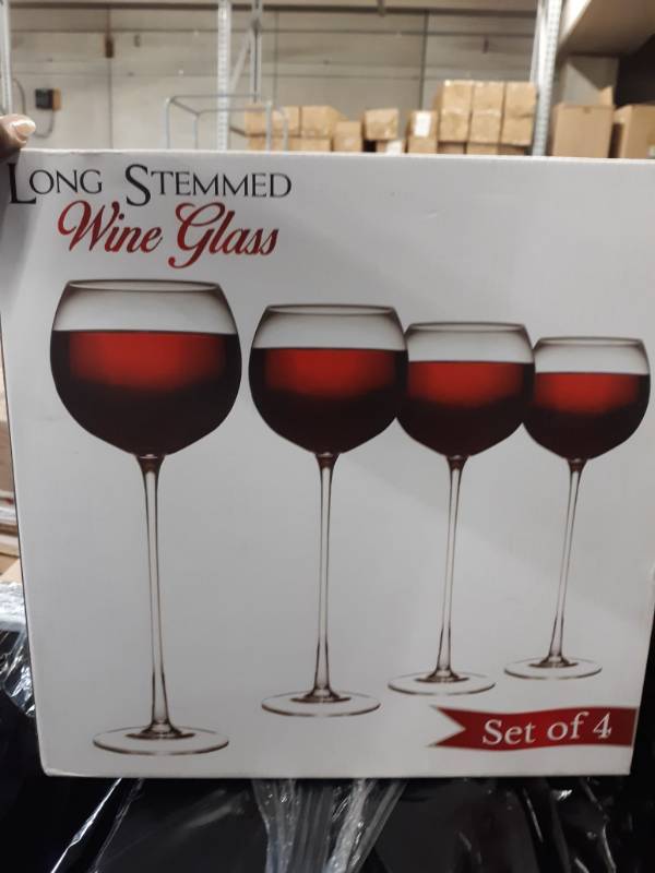 lot 13565 image: Long Stemmed Wine Glasses
