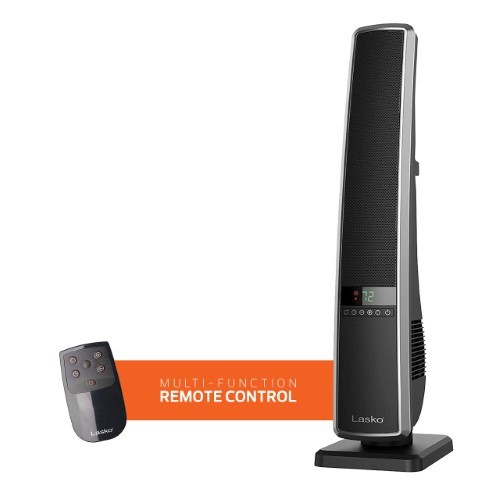 lot 13579 image: Lasko 32  Ultra Digital Ceramic Tower Heater with Remote Control