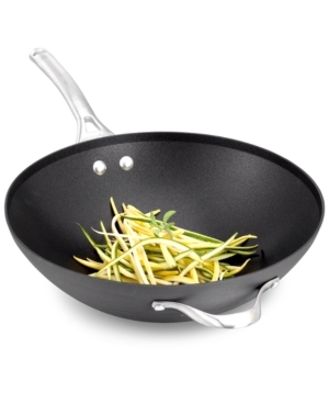 lot 13598 image: Calphalon Contemporary Nonstick 12  Flat Bottom Wok