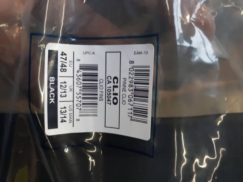 lot 13611 image: Cressi Clio Fin, 11.5-13, Black