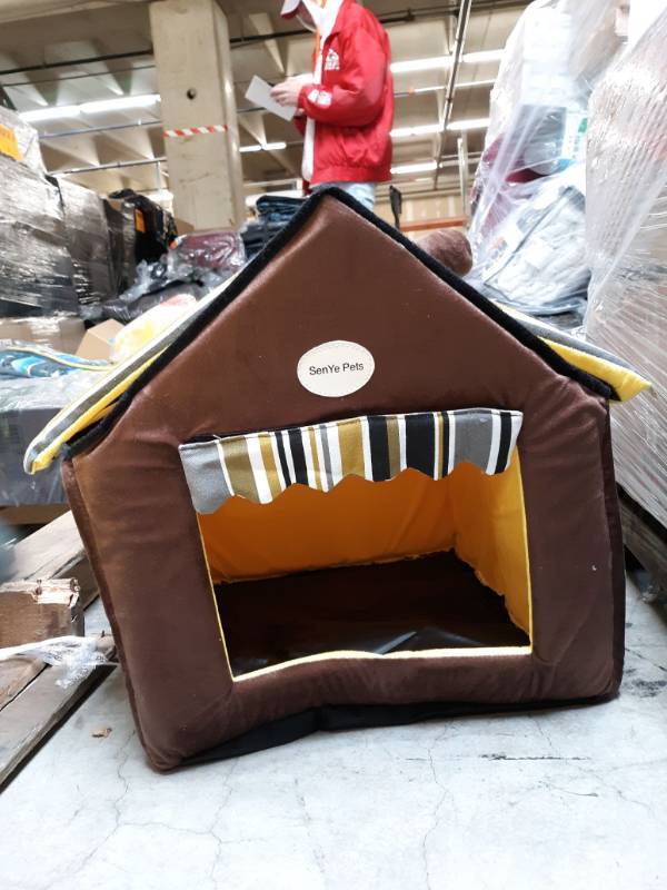 lot 13657 image: SENYEPETS Soft Indoor Dog Houses Pets Sponge Material Portable and Great for Transportation and Short outings