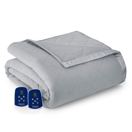 lot 13697 image: Shavel Micro Flannel 7 Layers of Warmth Full Heated Blanket Bedding