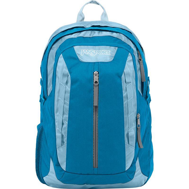 lot 13699 image: jansport tilden laptop backpack blue crest  steel blue
