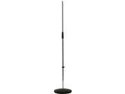 lot 13710 image: K & M 2601 Round Base Microphone Stand, Chrome #26010.500.02