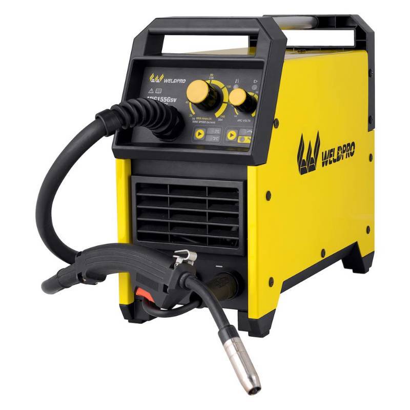 lot 13722 image: W Weldpro 155 Amp Inverter MIGStick Welder with Dual Voltage