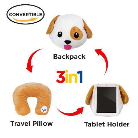 lot 13826 image: IU Emoji IU43 3 in 1 Dog Emoji Pillow