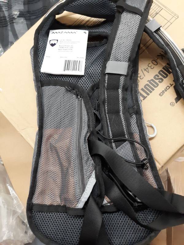 lot 13832 image: Mazama Designs Hydration Pack - Koosah Model Backpack. Includes Bpa Free 1.5 And