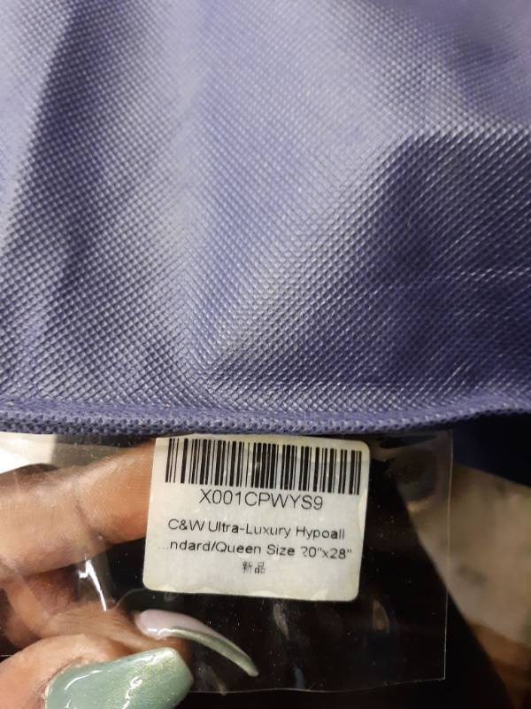 lot 13868 image: Silver clear C&W ultra-luxury hypoall standard queen