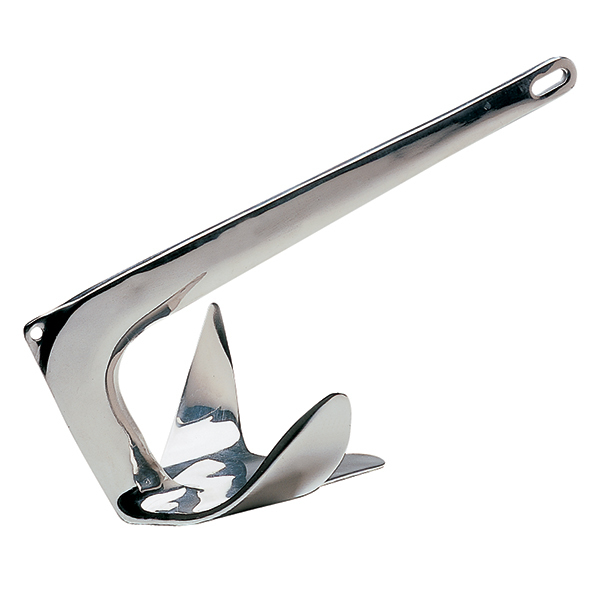 lot 14086 image: Lewmar 33lb. Stainless-steel Claw Anchor For Boats 30-40 24-58l X 16-916w 13h