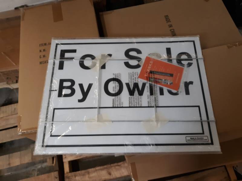 lot 14157 image: For Sale Sign