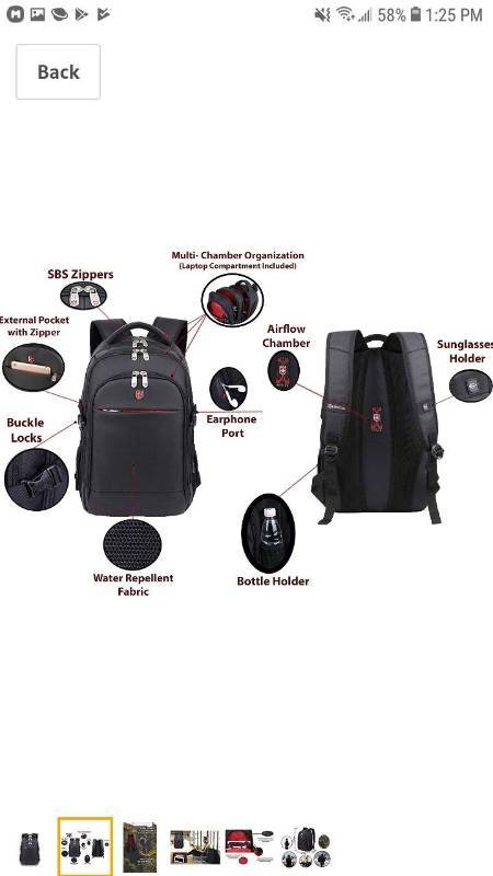 lot 14164 image: Swiss Backpack