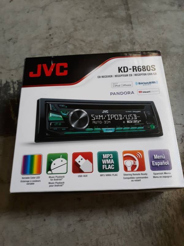 lot 14166 image: JVC CD Receiver With Front USB and Variable Illumination