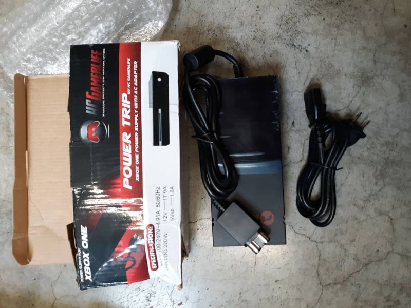 lot 14513 image: YCCTEAM 4.6 out of 5 stars��55Reviews Xbox One Power Brick Supply, Replacement Power Cord Accessory 100-240V AC Adapter Power Box Xbox One Charger